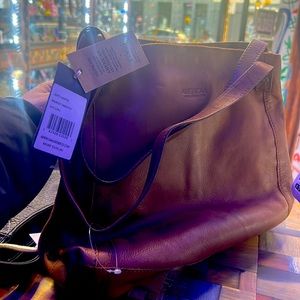 Brown american co leather purse
